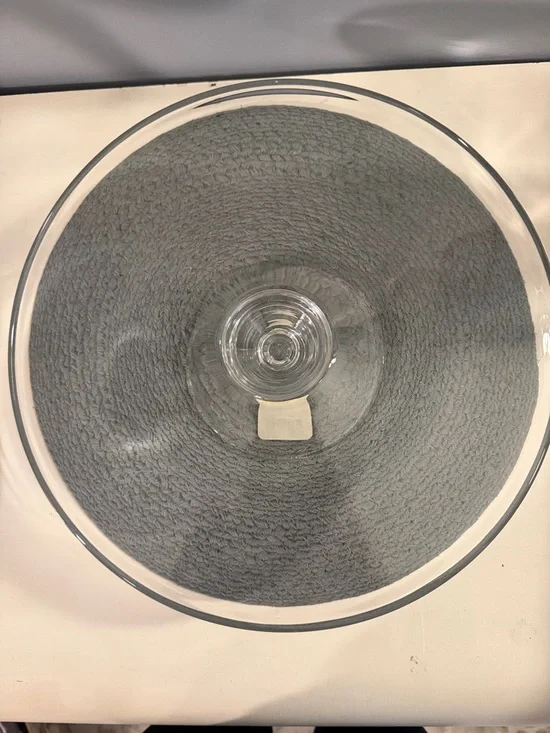 Lenox Crystal Organics Collection Footed Cake Plate - Picture 8 of 8